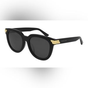 Authentic Bottega Veneta Sunglasses. Never used. BV1104SA. Black and gold
